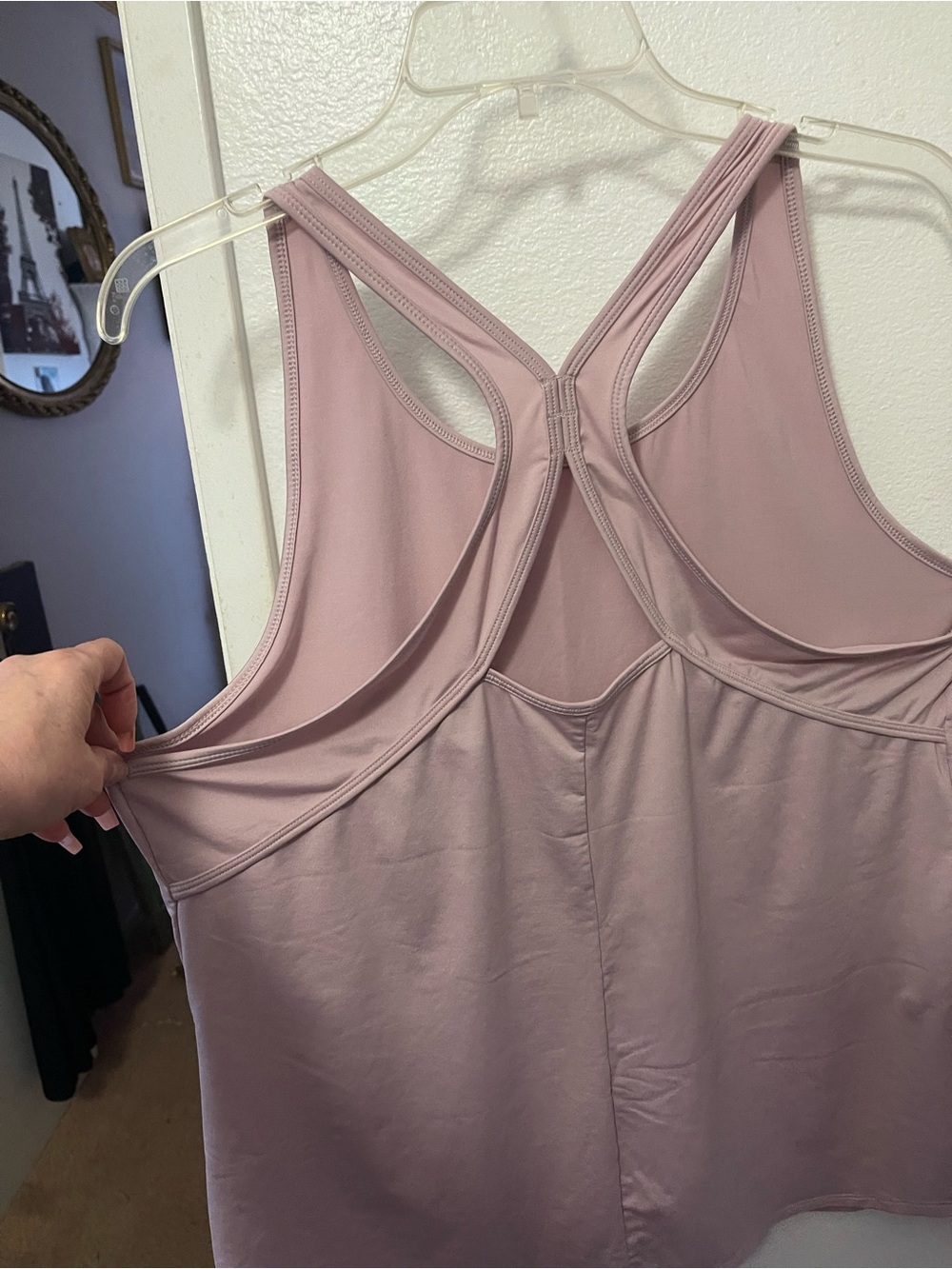 Fabletics Cream Racerback Tank Top - Picture 2 of 6